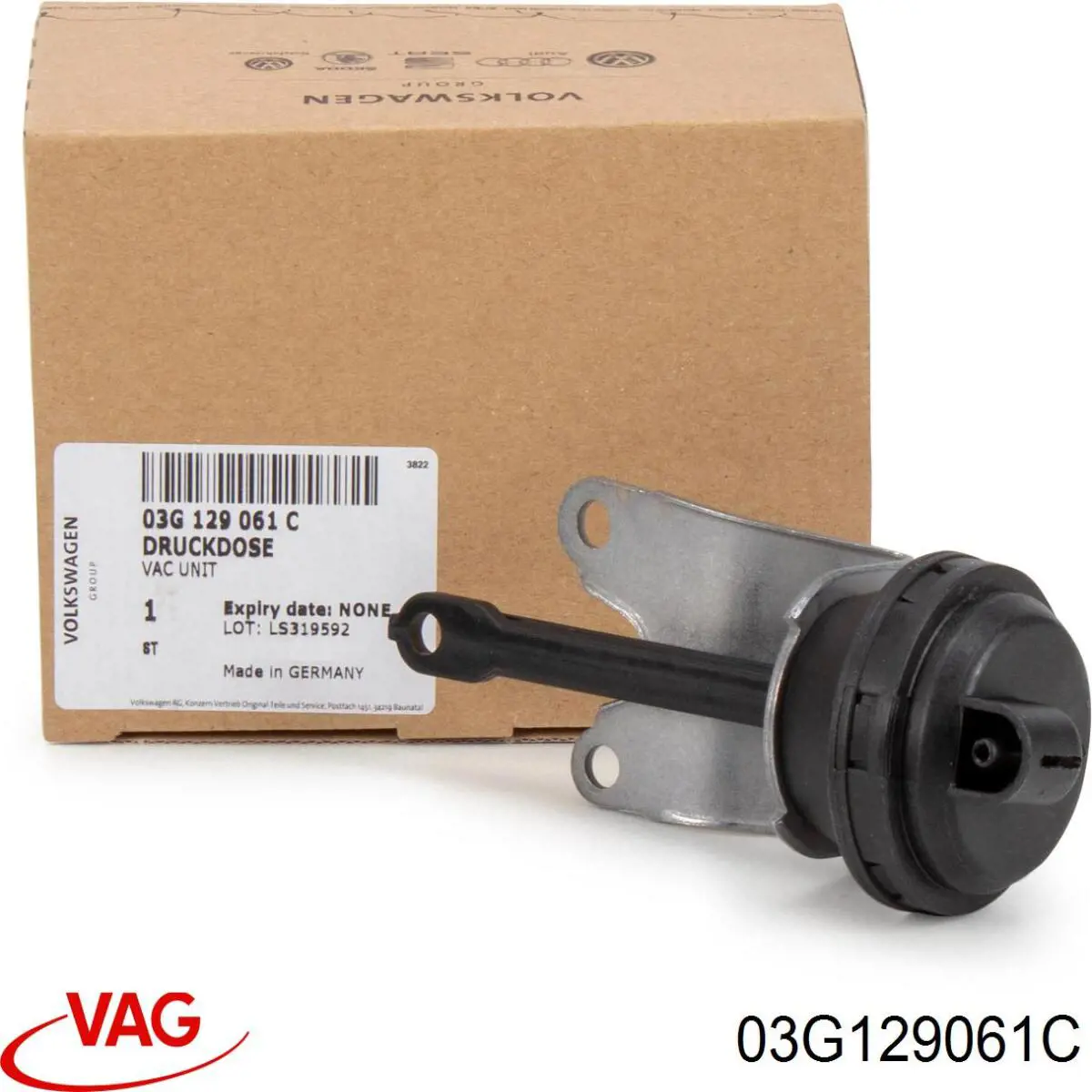 Válvula (atuador) de acionamento das comportas de tubo coletor de admissão VAG 03G129061C preço, a partir de 21,49 USD