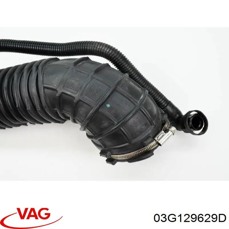 03G129629D VAG Cano derivado de ar, entrada na turbina (supercompressão)