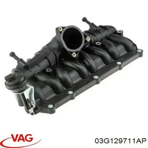 03G129711AP VAG Tubo coletor de admissão