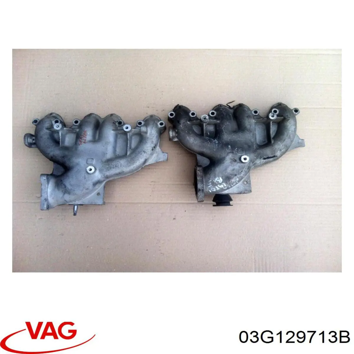 03G129713B VAG Tubo coletor de admissão