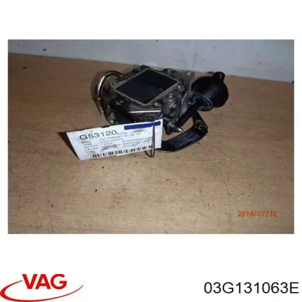 03G131063E VAG Comporta de regulação EGR