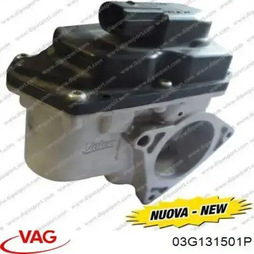 03G131501P VAG Válvula EGR de recirculação dos gases