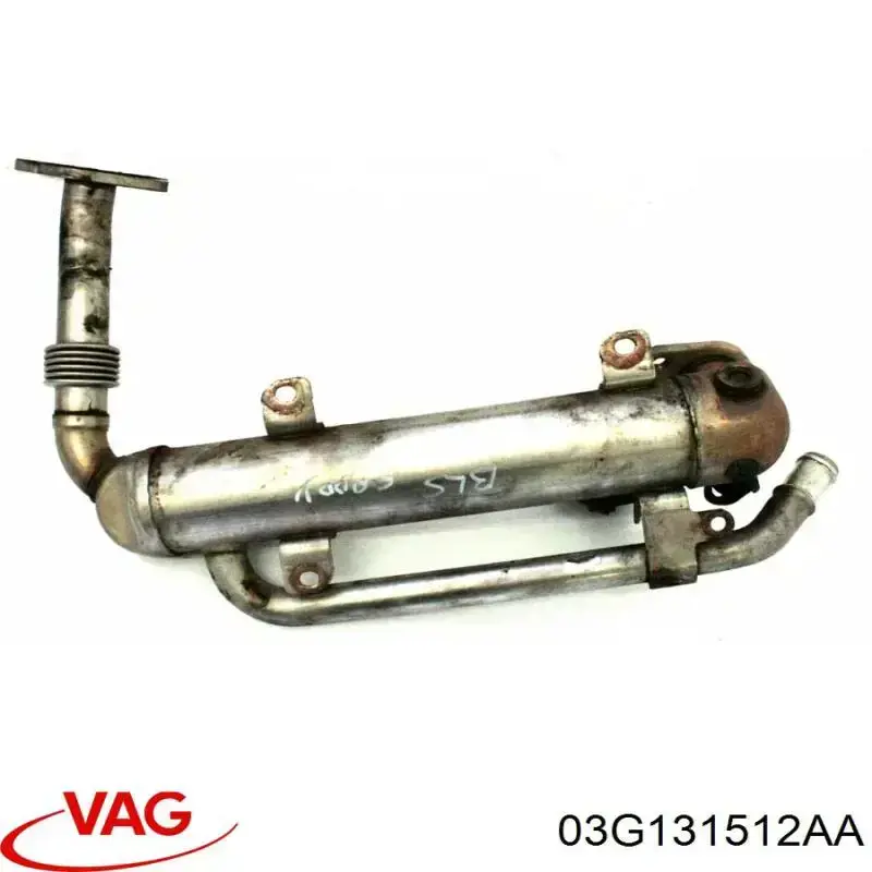 Compre 03G131512AA VAG Radiador do sistema EGR de recirculação dos gases de escape