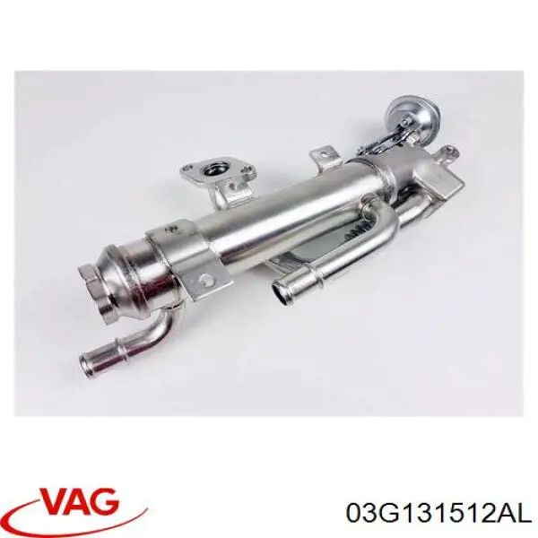 Radiador do sistema EGR de recirculação dos gases de escape Engitech ENT520005