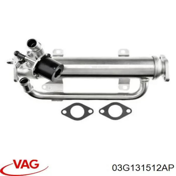 Radiador do sistema EGR de recirculação dos gases de escape VAG 03G131512AP preço, a partir de 222,72 USD