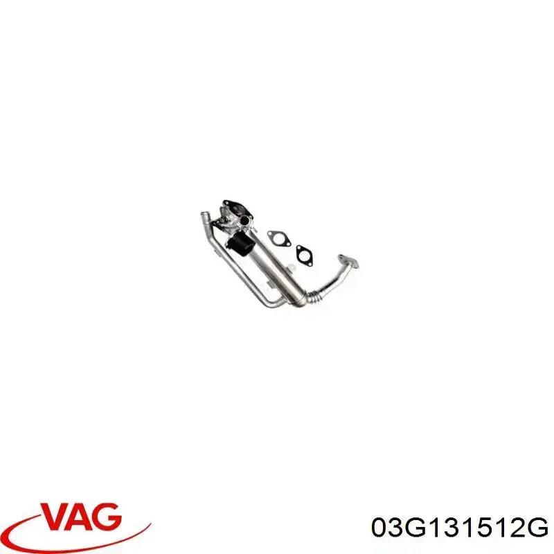 Radiador do sistema EGR de recirculação dos gases de escape VAG 03G131512G preço, a partir de 93,64 USD