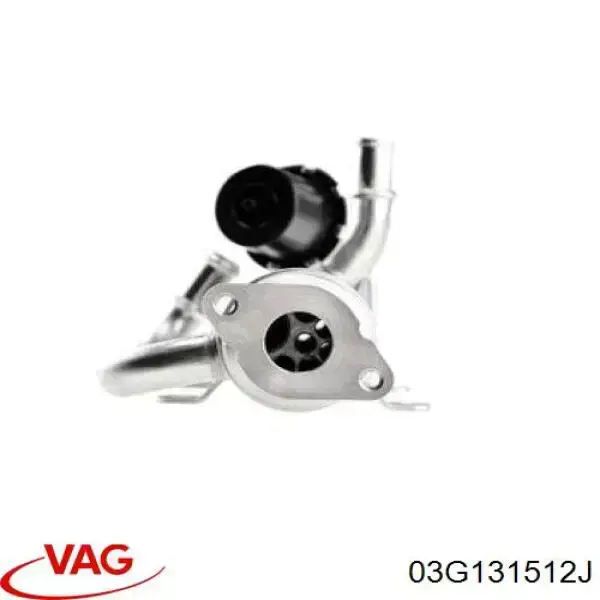 03G131512J VAG Radiador do sistema EGR de recirculação dos gases de escape