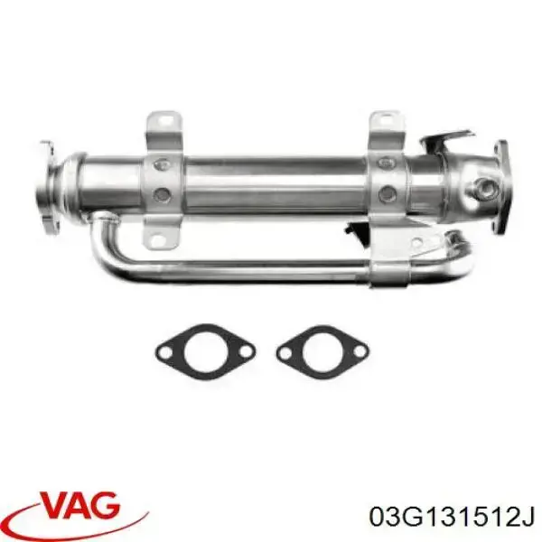 Compre 03G131512J VAG Radiador do sistema EGR de recirculação dos gases de escape