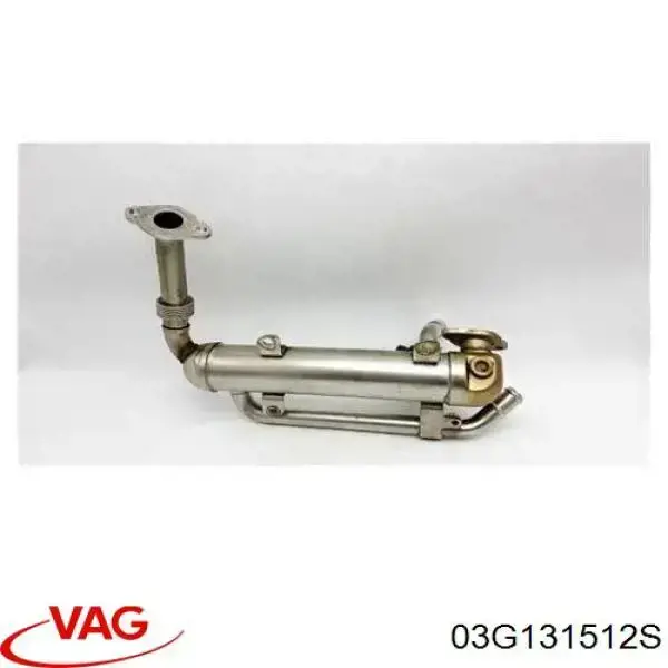 03G131512S VAG Radiador do sistema EGR de recirculação dos gases de escape
