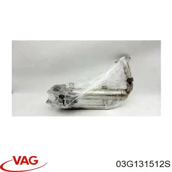 Radiador do sistema EGR de recirculação dos gases de escape VAG 03G131512S preço, a partir de 98,75 USD