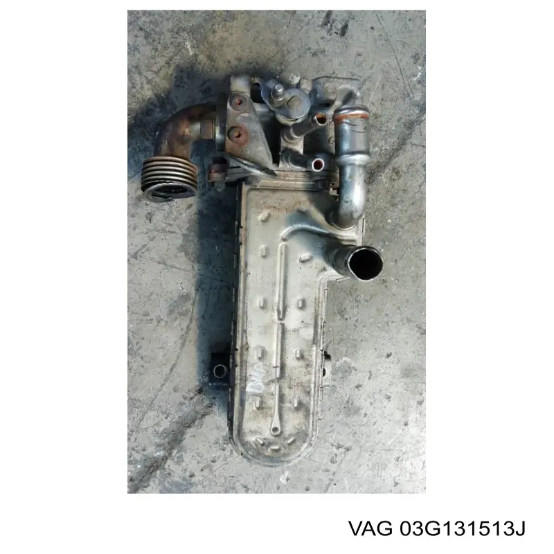 Compre 03G131513J VAG Radiador do sistema EGR de recirculação dos gases de escape