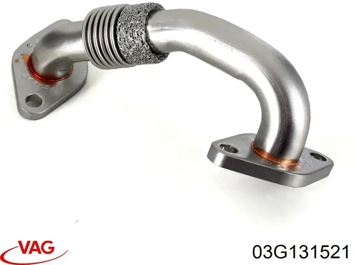 Compre 03G131521 VAG Mangueira (cano derivado) de radiador EGR, linha de combustível de retorno