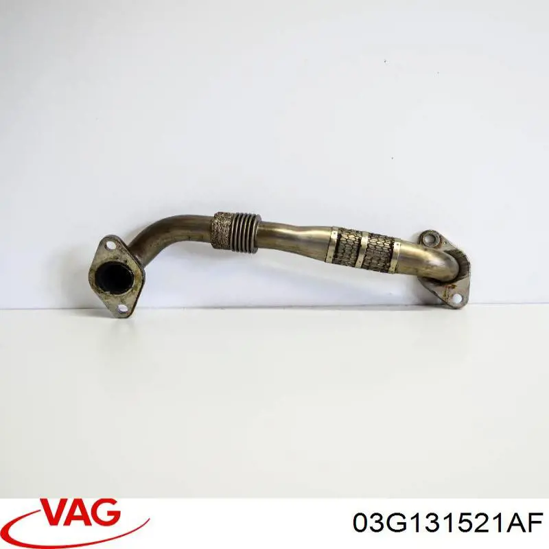 03G131521AF VAG Cano derivado do sistema de recirculação dos gases de escape EGR