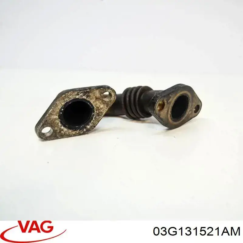 03G131521AM VAG Cano derivado do sistema de recirculação dos gases de escape EGR
