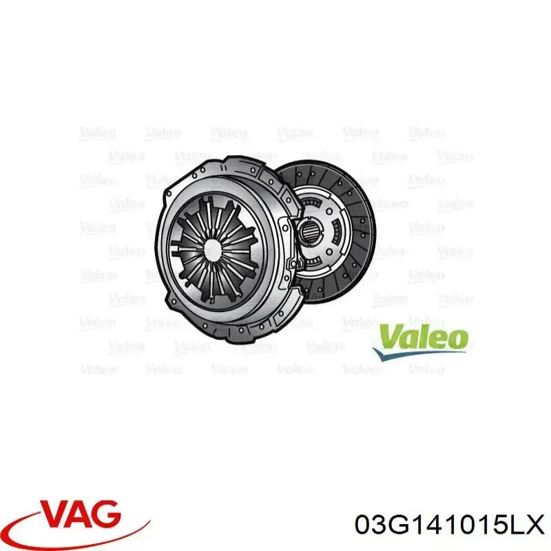 Compre 03G141015LX VAG Kit de embraiagem (3 peças)