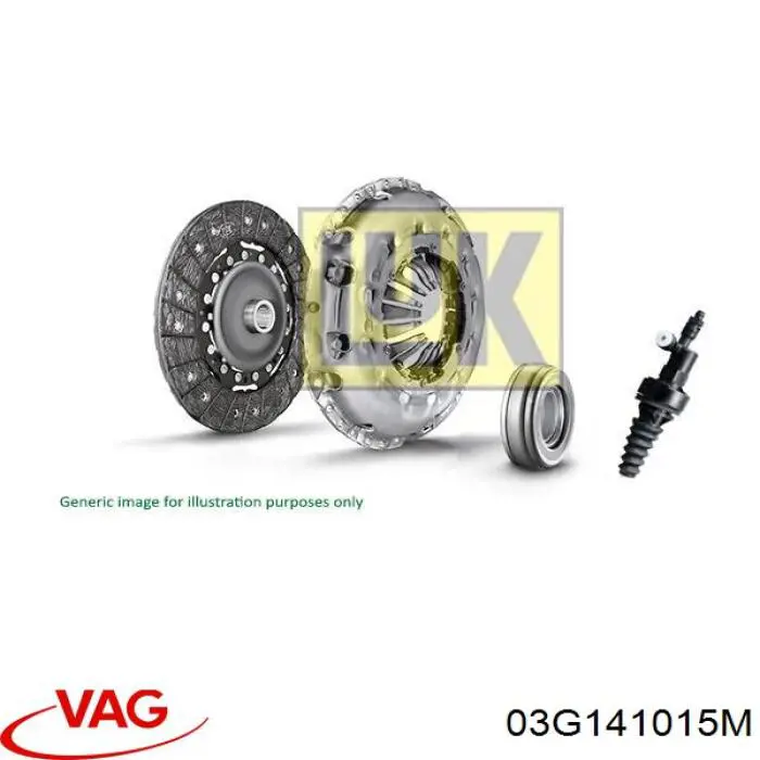 Kit de embraiagem (3 peças) VAG 03G141015M preço, a partir de 268,18 USD