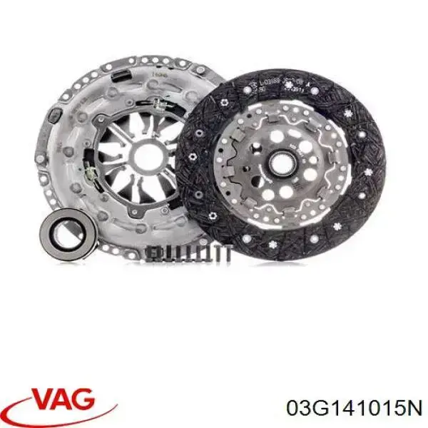 03G141015N VAG Kit de embraiagem (3 peças)