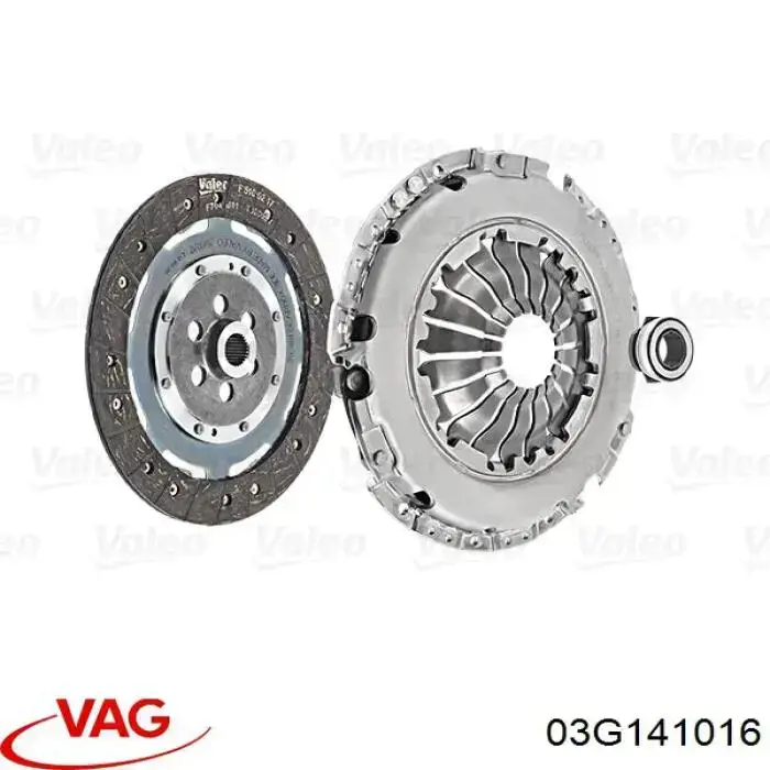 Compre 03G141016 VAG Kit de embraiagem (3 peças)