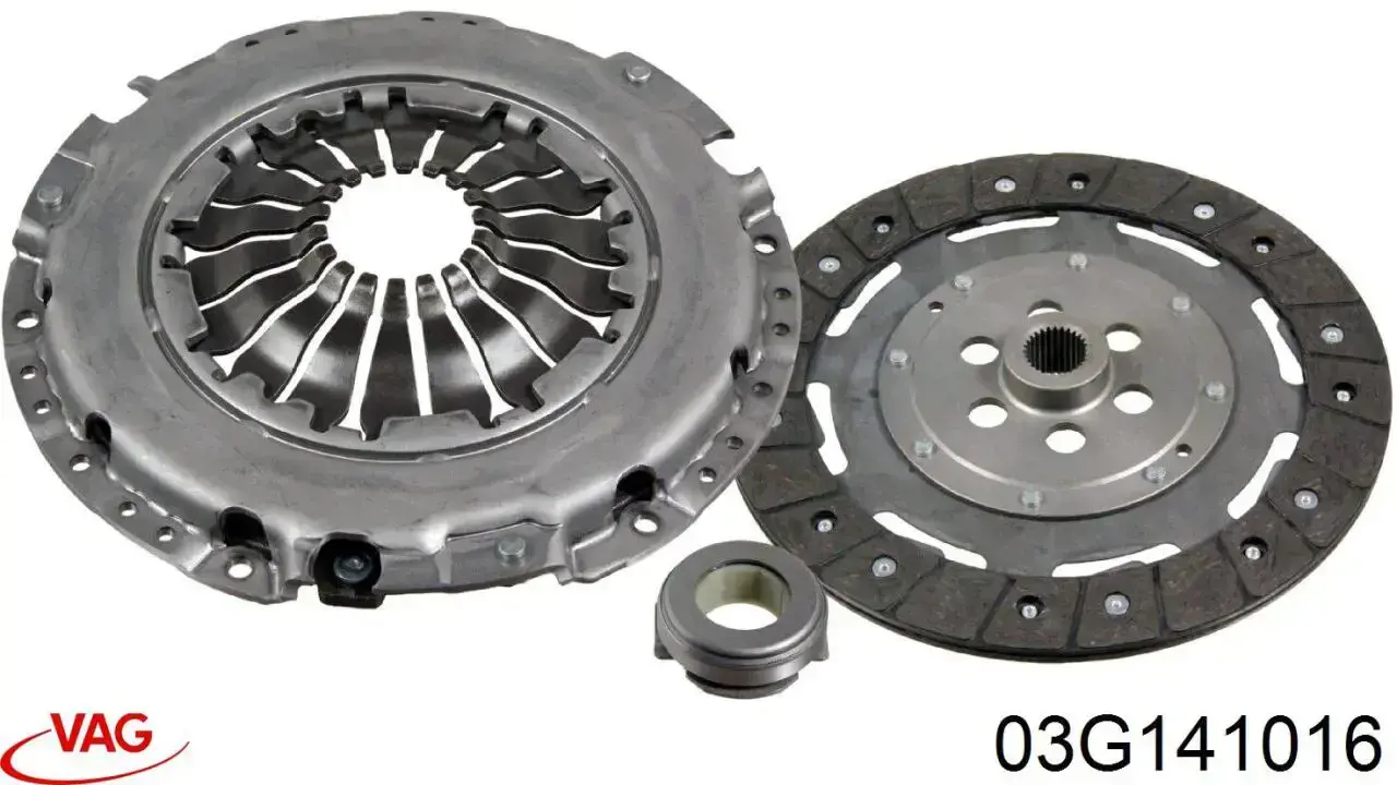 Kit de embraiagem (3 peças) VAG 03G141016 preço, a partir de 207,26 USD