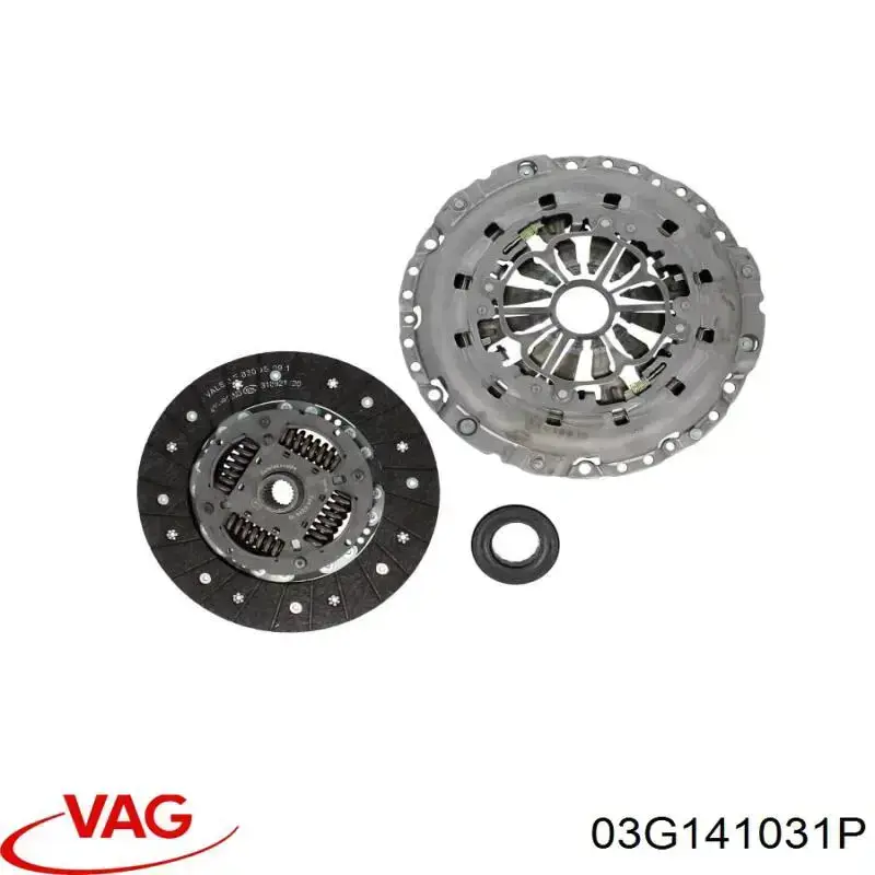 Compre 03G141031P VAG Disco de embraiagem