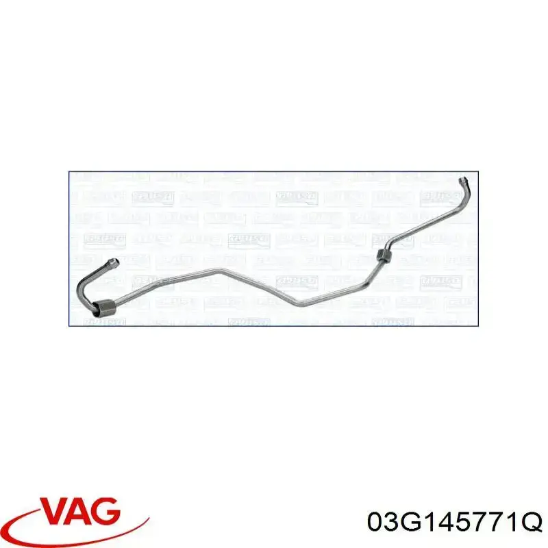 Tubo (mangueira) de fornecimento de óleo de turbina VAG 03G145771Q preço, a partir de 53,40 USD