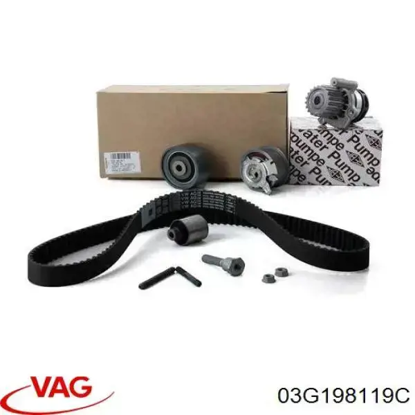 Correia do mecanismo de distribuição de gás, kit VAG 03G198119C preço, a partir de 247,37 USD