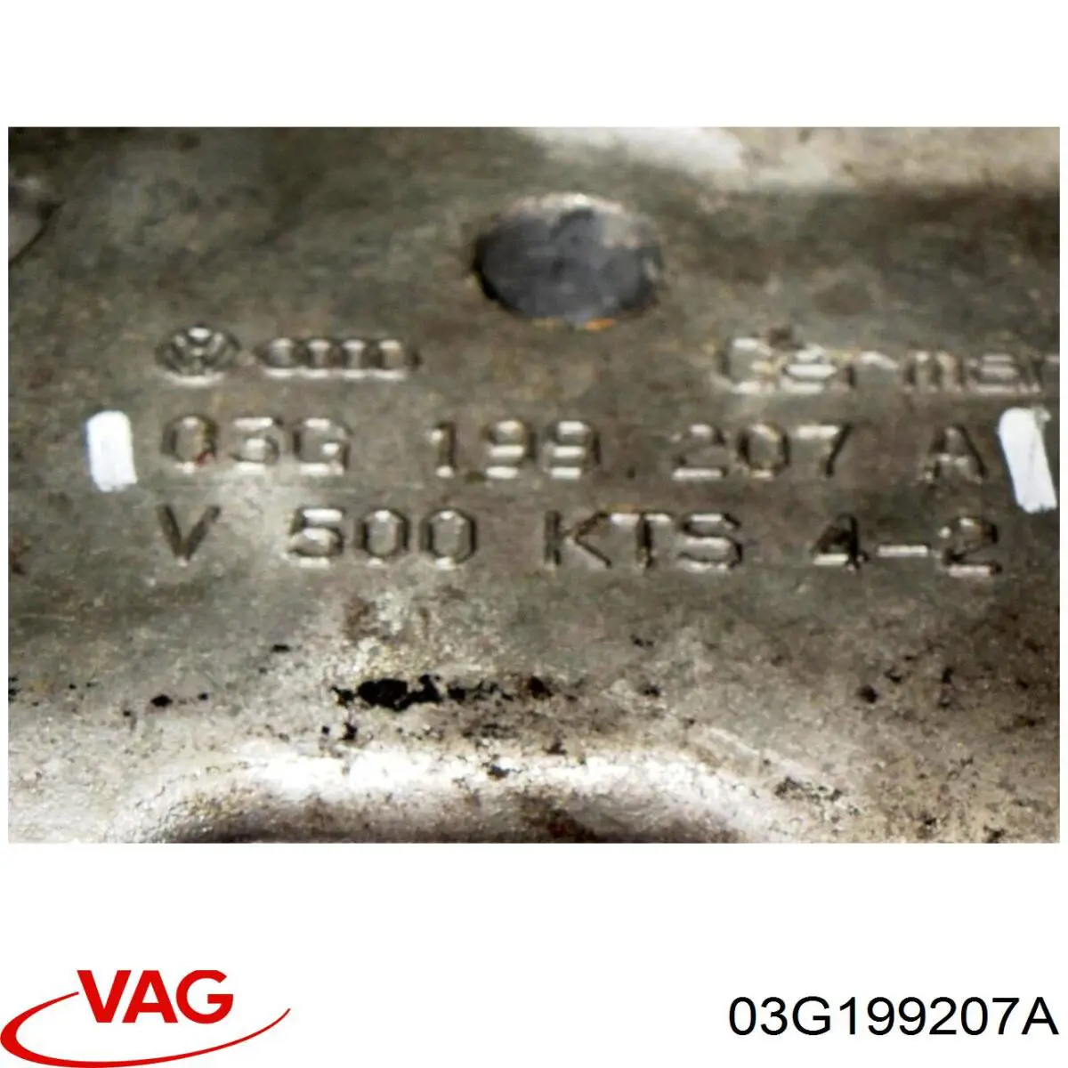 03G199207A VAG Consola de coxim (apoio) direita de motor