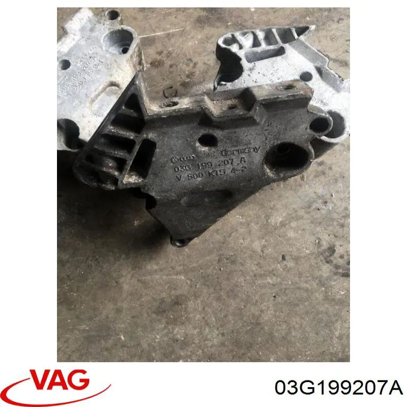 Consola de coxim (apoio) direita de motor VAG 03G199207A preço, a partir de 93,64 USD