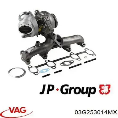 Turbina VAG 03G253014MX preço, a partir de 241,76 USD