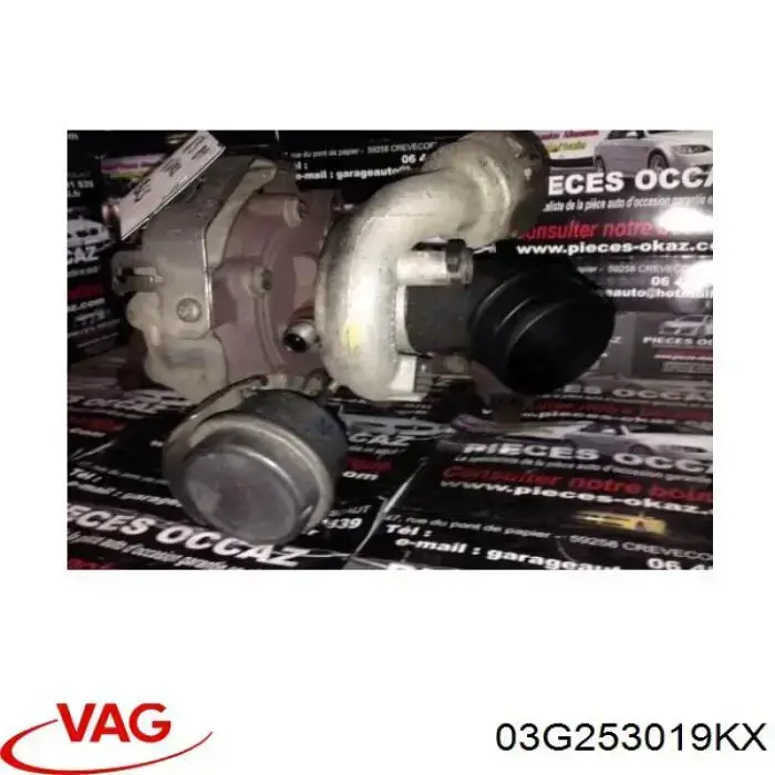 Turbina VAG 03G253019KX preço, a partir de 241,76 USD
