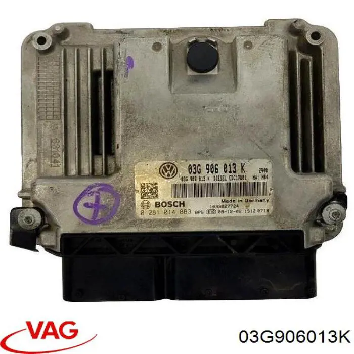 03G906013K VAG Módulo de direção (Centralina eletrônica) de motor