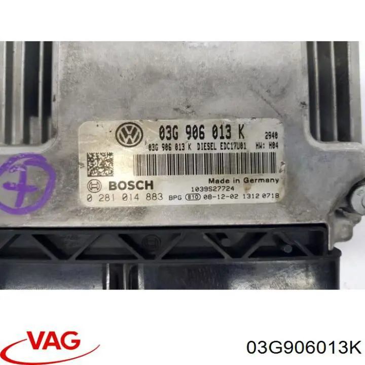 Módulo de direção (Centralina eletrônica) de motor VAG 03G906013K preço, a partir de 111,93 USD
