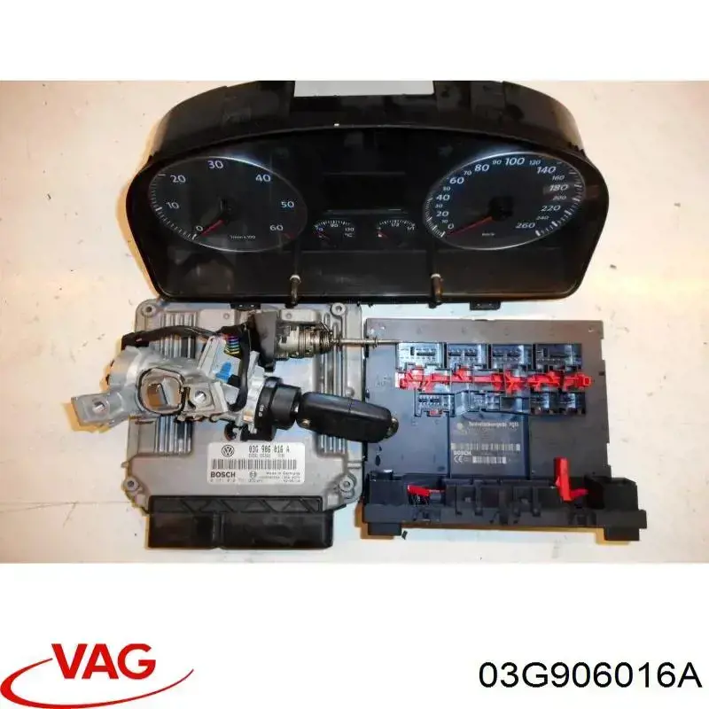 03G906016A VAG Módulo de direção (Centralina eletrônica) de motor