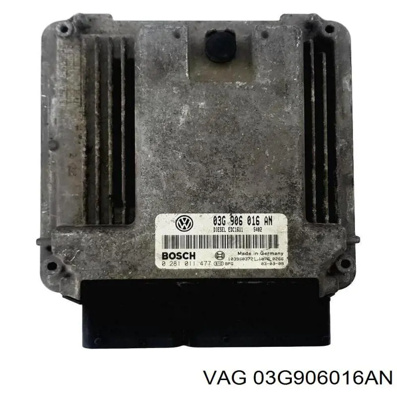 03G906016AN VAG Módulo de direção (Centralina eletrônica) de motor
