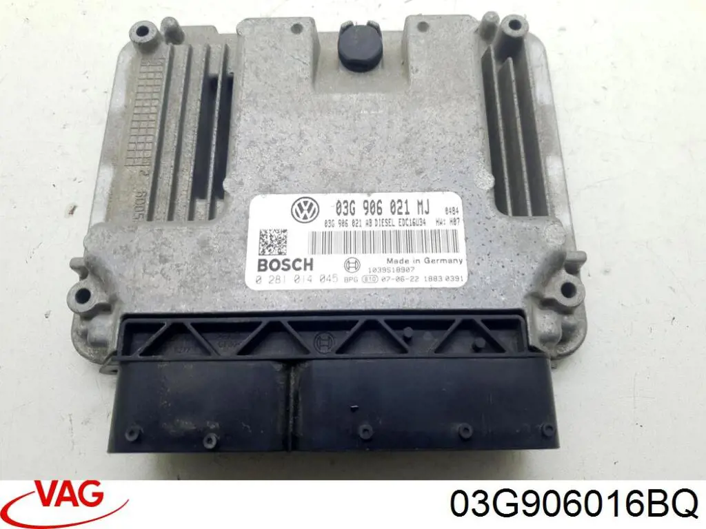 03G906016BQ VAG Módulo de direção (Centralina eletrônica) de motor