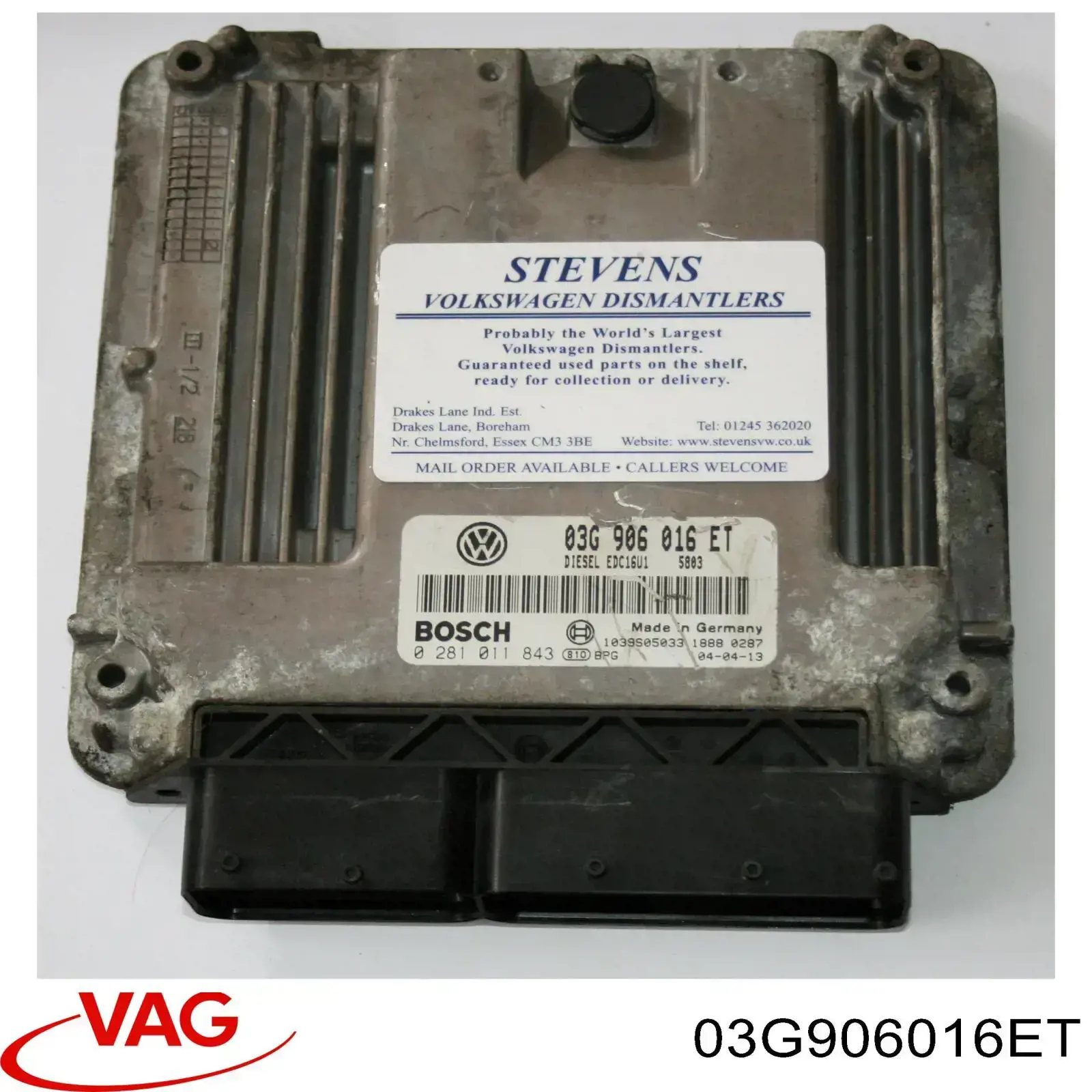 03G906016ET VAG Módulo de direção (Centralina eletrônica) de motor