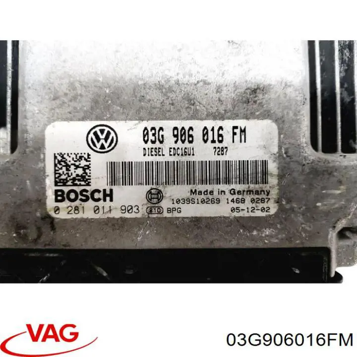 Módulo de direção (Centralina eletrônica) de motor VAG 03G906016KC preço, a partir de 137,91 USD