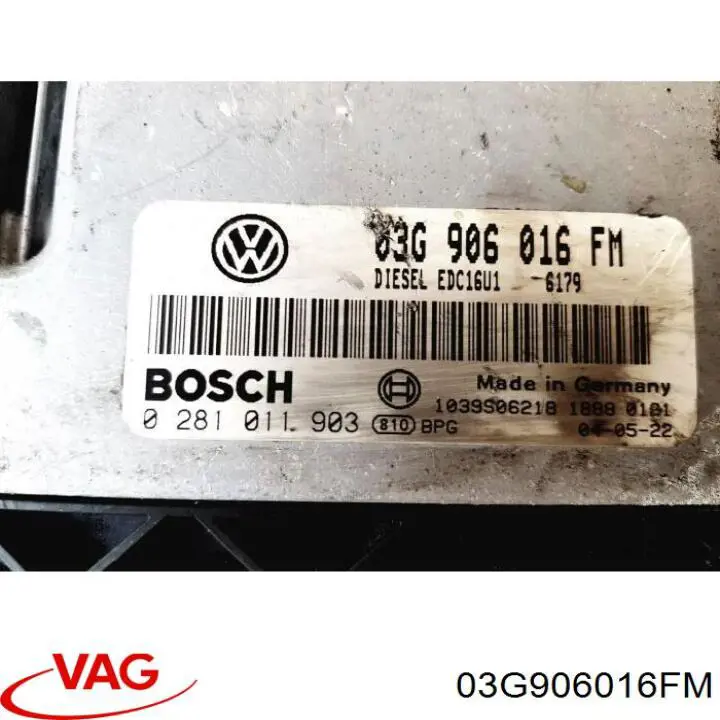 Módulo de direção (Centralina eletrônica) de motor VAG 03G906016FM preço, a partir de 144,72 USD