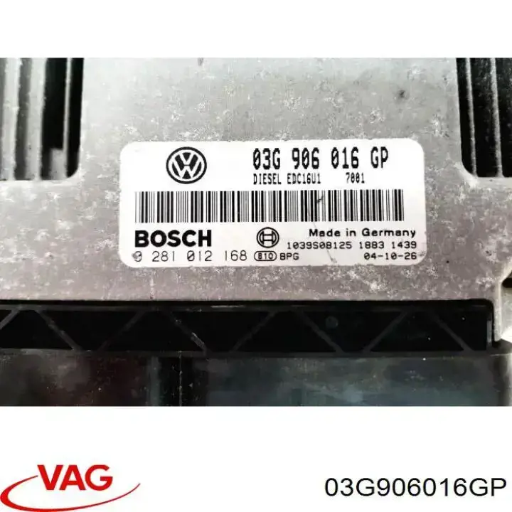 03G906016GP VAG Módulo de direção (Centralina eletrônica) de motor