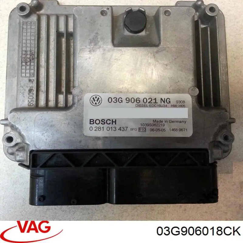 03G906018CK VAG Módulo de direção (Centralina eletrônica) de motor