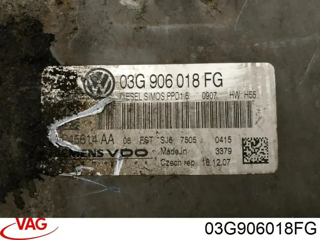 Módulo de direção (Centralina eletrônica) de motor VAG 03G906018FG preço, a partir de 182,17 USD