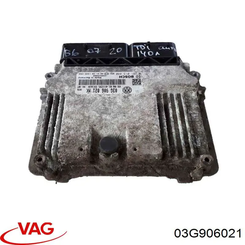 Módulo de direção (Centralina eletrônica) de motor 03G906021 VAG