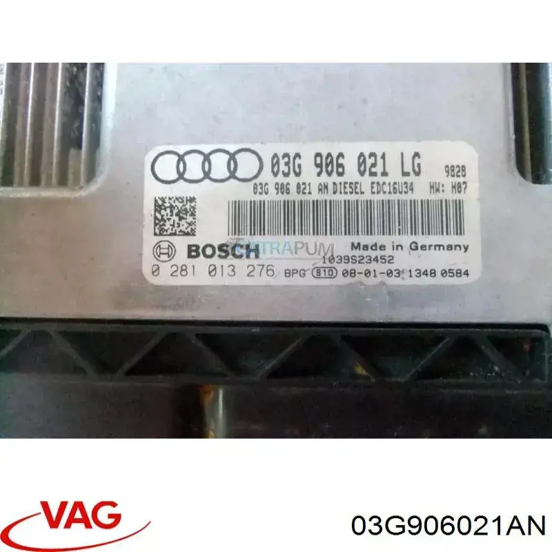 Módulo de direção (Centralina eletrônica) de motor VAG 03G906021AN preço, a partir de 110,67 USD
