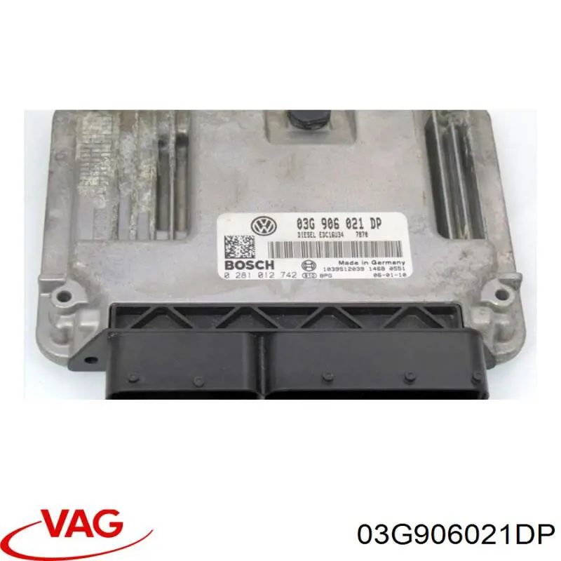 03G906021DP VAG Módulo de direção (Centralina eletrônica) de motor
