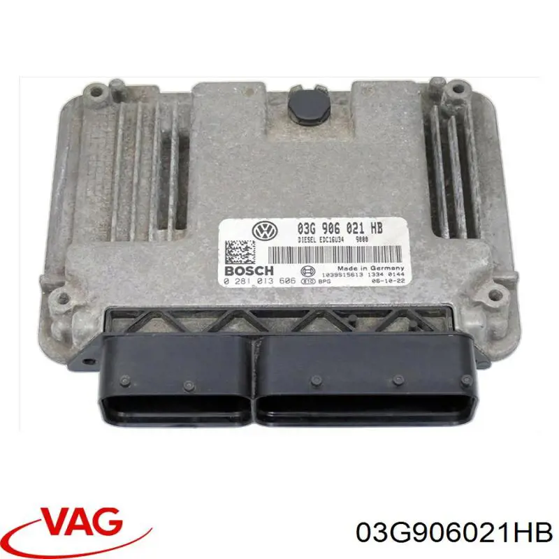 03G906021HB VAG Módulo de direção (Centralina eletrônica) de motor