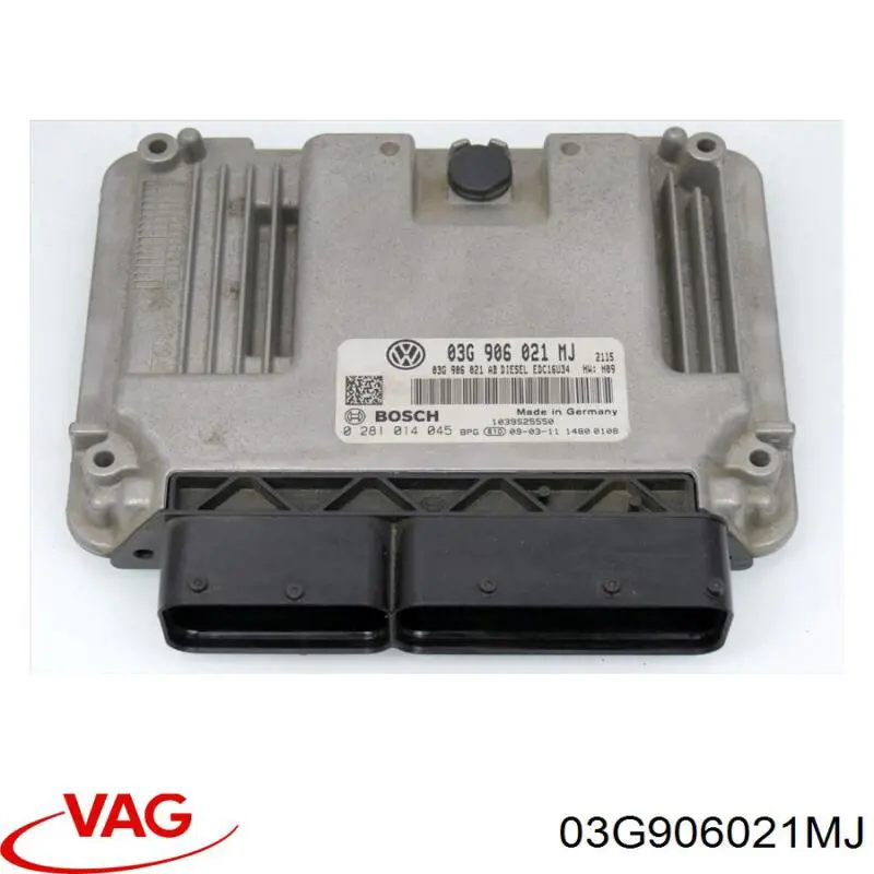 03G906021MJ VAG Módulo de direção (Centralina eletrônica) de motor