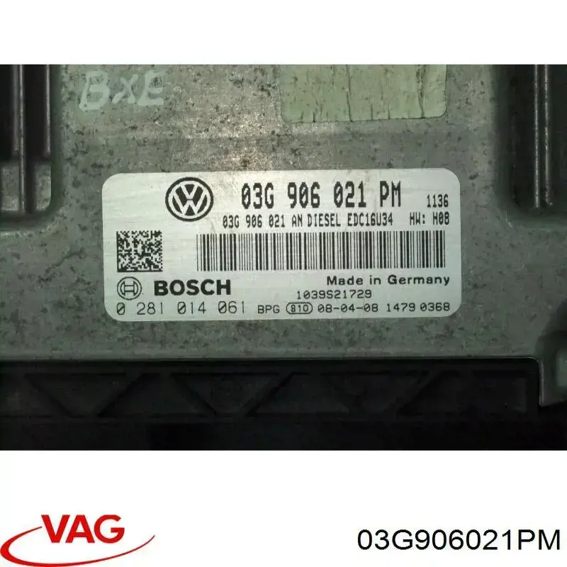 Módulo de direção (Centralina eletrônica) de motor VAG 03G906021PM preço, a partir de 136,21 USD