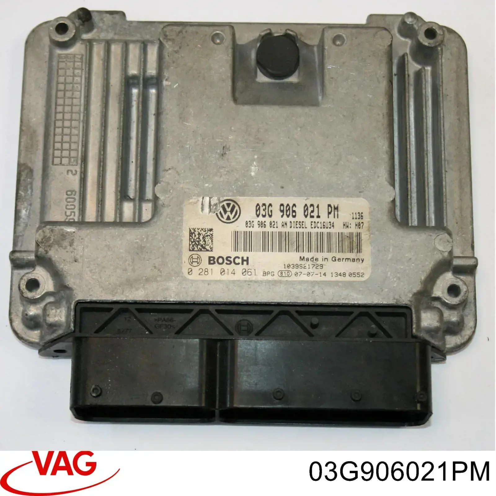 03G906021PM VAG Módulo de direção (Centralina eletrônica) de motor