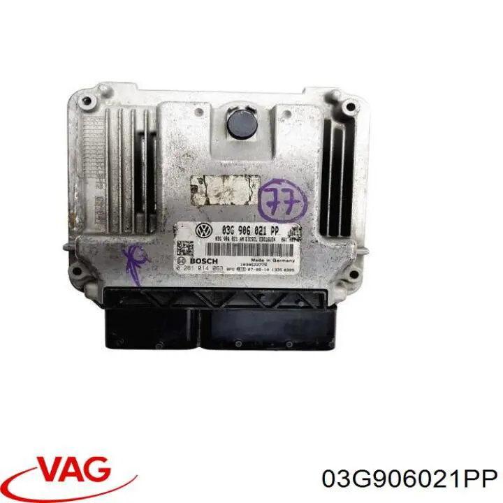 03G906021PP VAG Módulo de direção (Centralina eletrônica) de motor