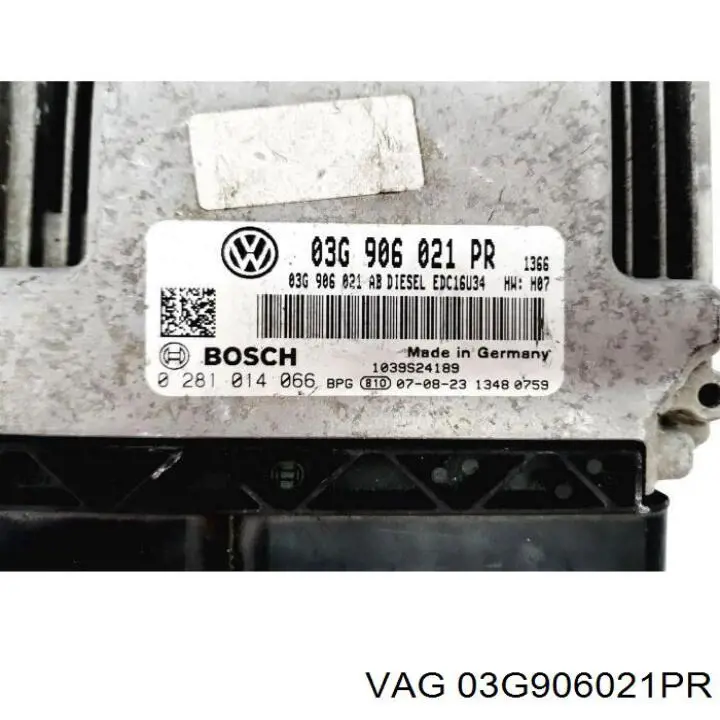 03G906021PR VAG Módulo de direção (Centralina eletrônica) de motor